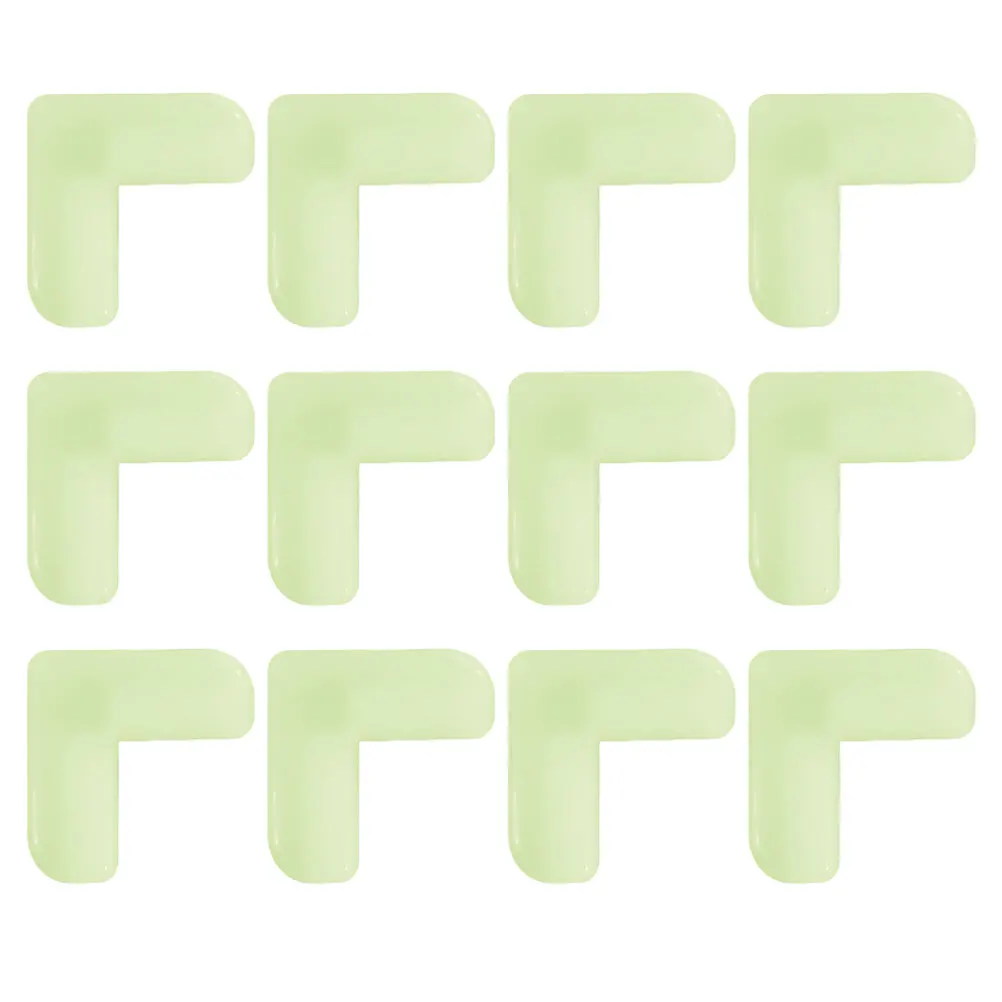 12 قطعة حشوات للزوايا المضيئة الطفل التدقيق حافة حماة ضوء الليل الأثاث مصدات لينة ركن حامي لمكتب الدراسة