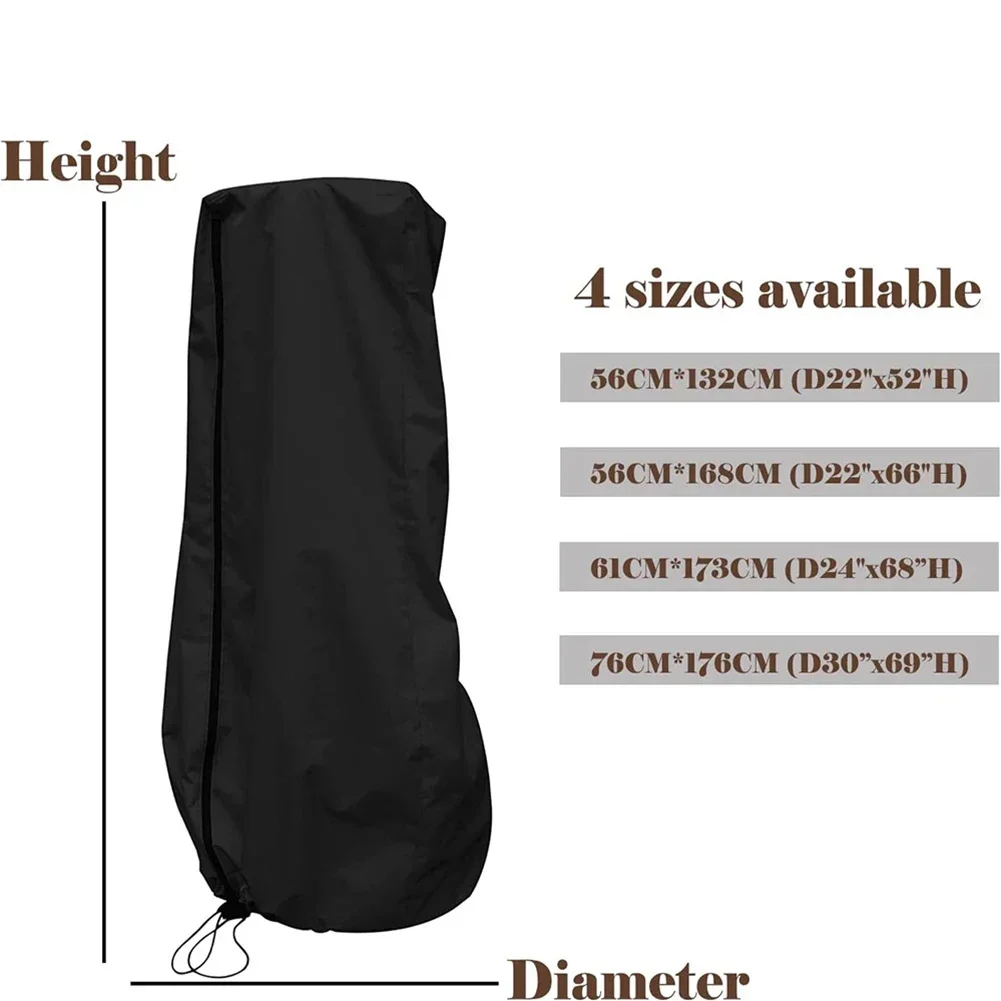 420D Vertical Sandbag Cover Black Waterproof Oxford Cloth Punching Bag Cover Heavy Punching Bag Cover Boxing Accessories