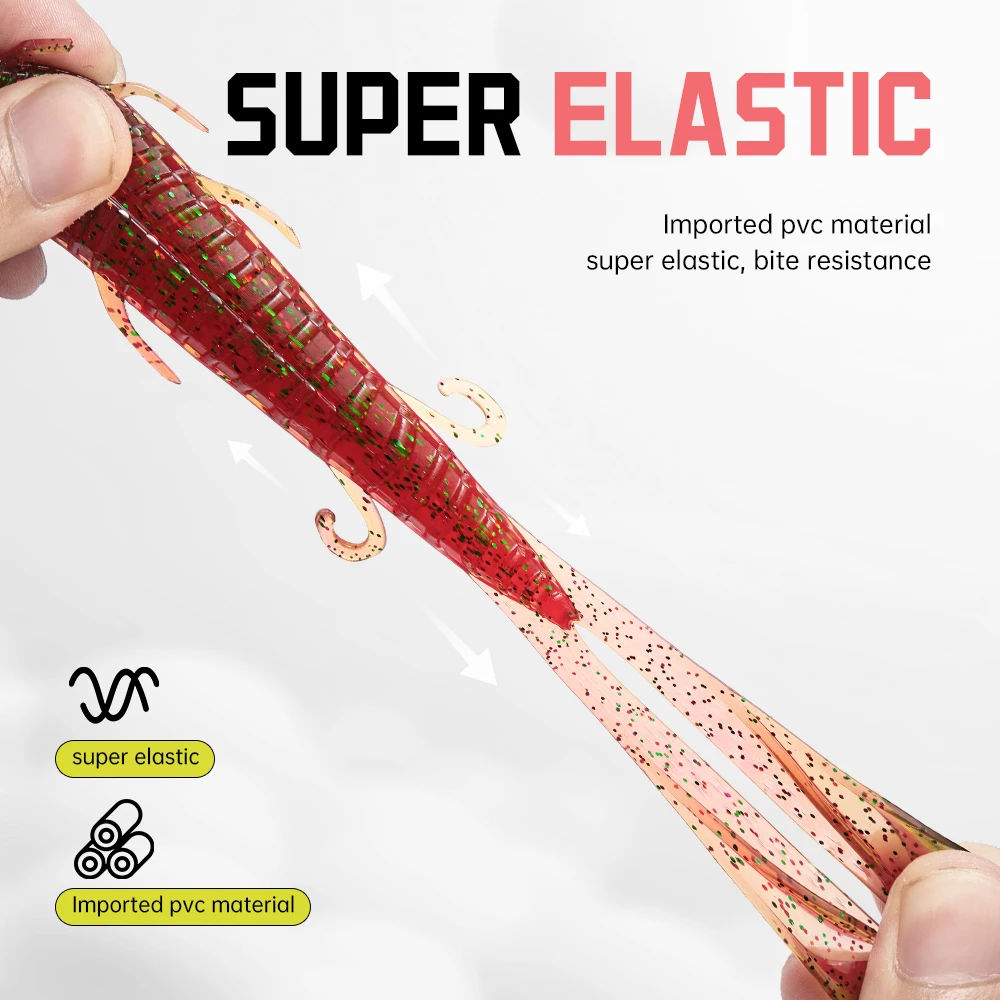 Soloking Señuelo de vinilo UV 8,9 cm – Cebo elástico para lubina y lucio - imagen 5