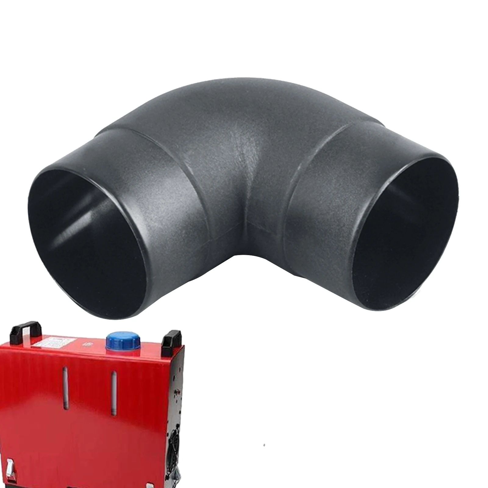 Car Parking Heater Air Vent Duct Connector 45/75/90/60mm Air Vent Ducting L-Shaped Outlet Exhaust Lbow Pipe Joiner Connector