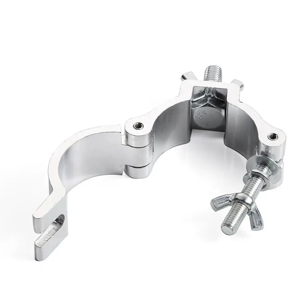 1Pcs Aluminum Alloy Stage Lights Truss Clamp Quick Release 18-21mm 38-52mm DJ Light Clamps Clip Bracket Silver Lamp Hanger Hooks