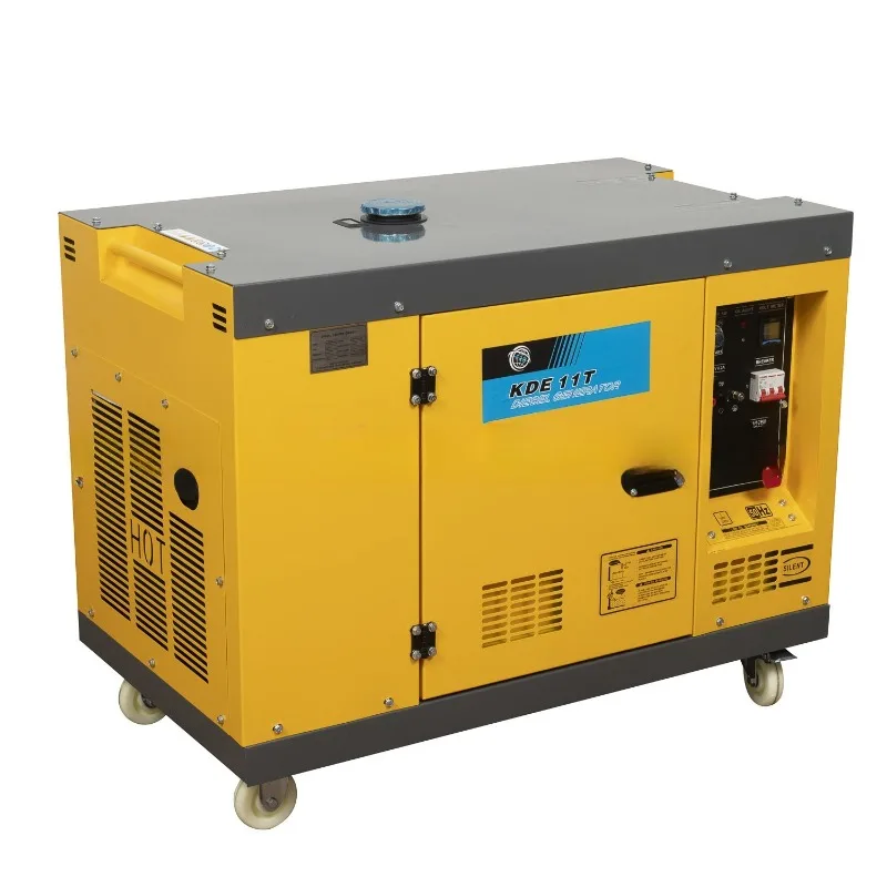 5-10kW Low Noise Diesel Generator Set Single Three Phase Equal Power Electric Start Generator Industry-Specific Equipment
