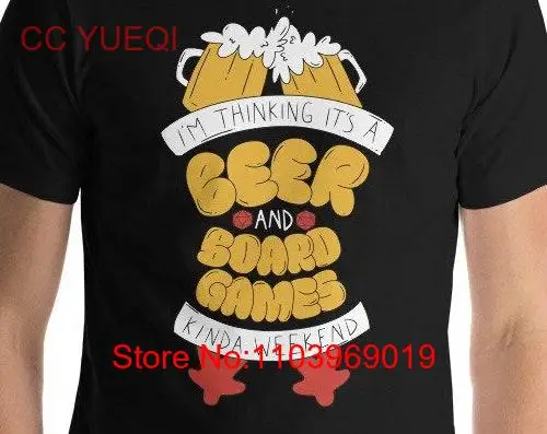 Я думал, это пиво и настольные игры Kinda Weekend Забавная футболка с длинными или короткими рукавами Я думал, это пиво и настольные игры Kinda Weekend Забавная футболка с длинными или короткими рукавами