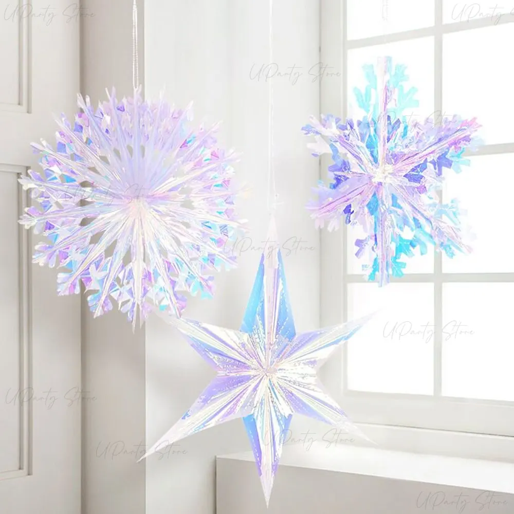 3-pecas-de-enfeites-suspensos-iridescentes-em-formato-de-floco-de-neve-leque-dobravel-e-guirlanda-de-estrelas-para-decoracao-de-festas-de-aniversario-natal-tema-neve-e-unicornio