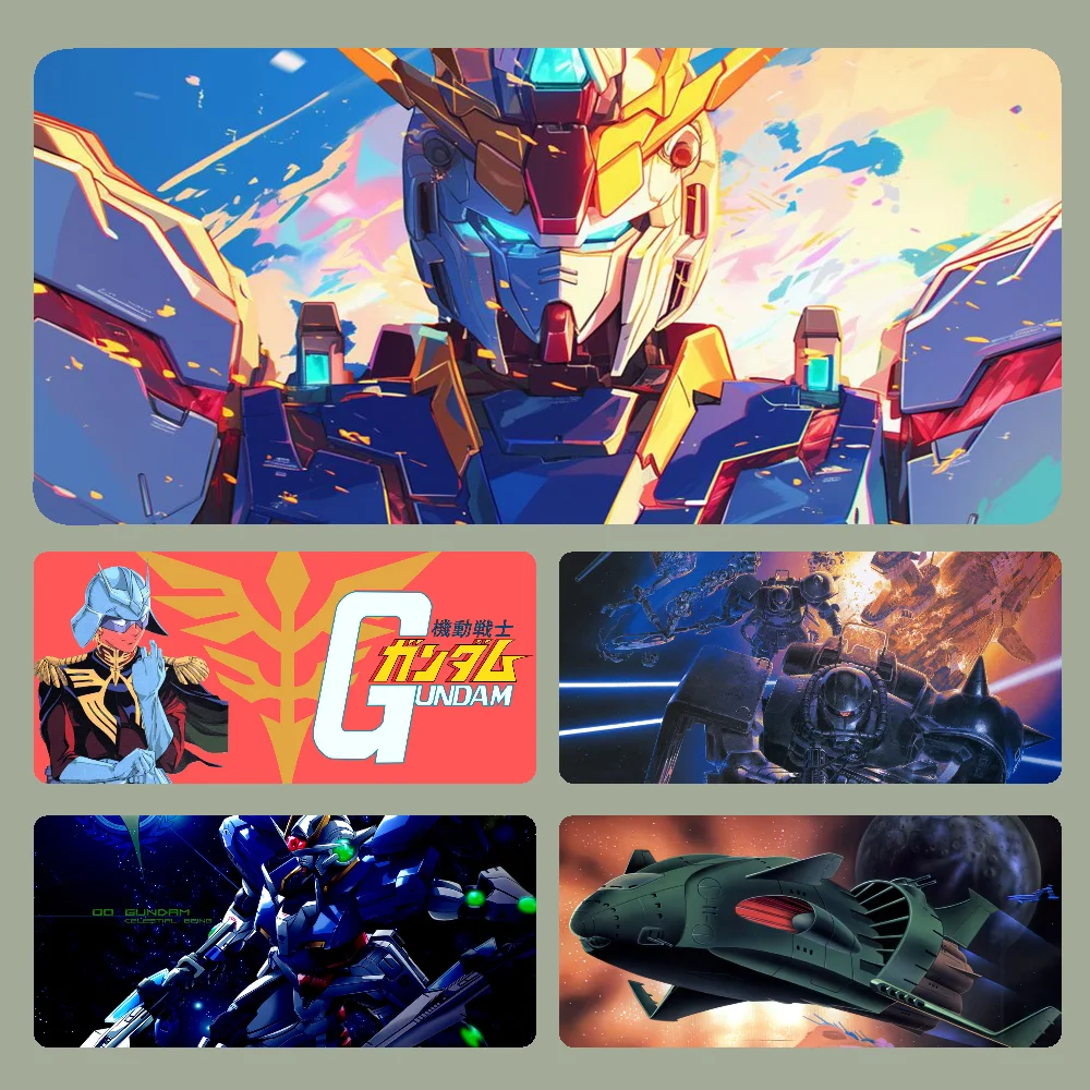 

G-Gundam Mousepad Large Computer Gaming Accessories MousePads Desk Mats Anti-slip Laptop Soft Mouse Pad