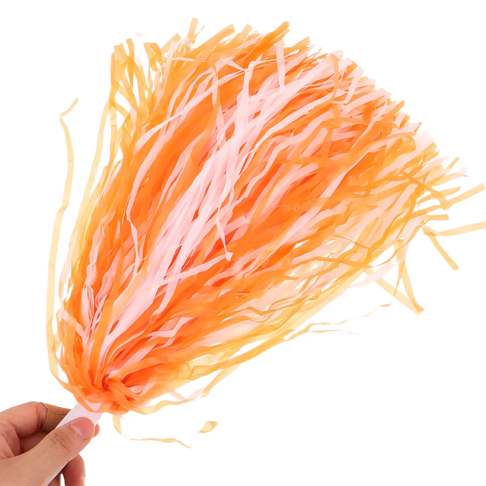 18pcs-matte-finish-cheerleading-pom-poms-lightweight-fine-plastic-strands-ergonomic-straight-handle-for-school-events-sports