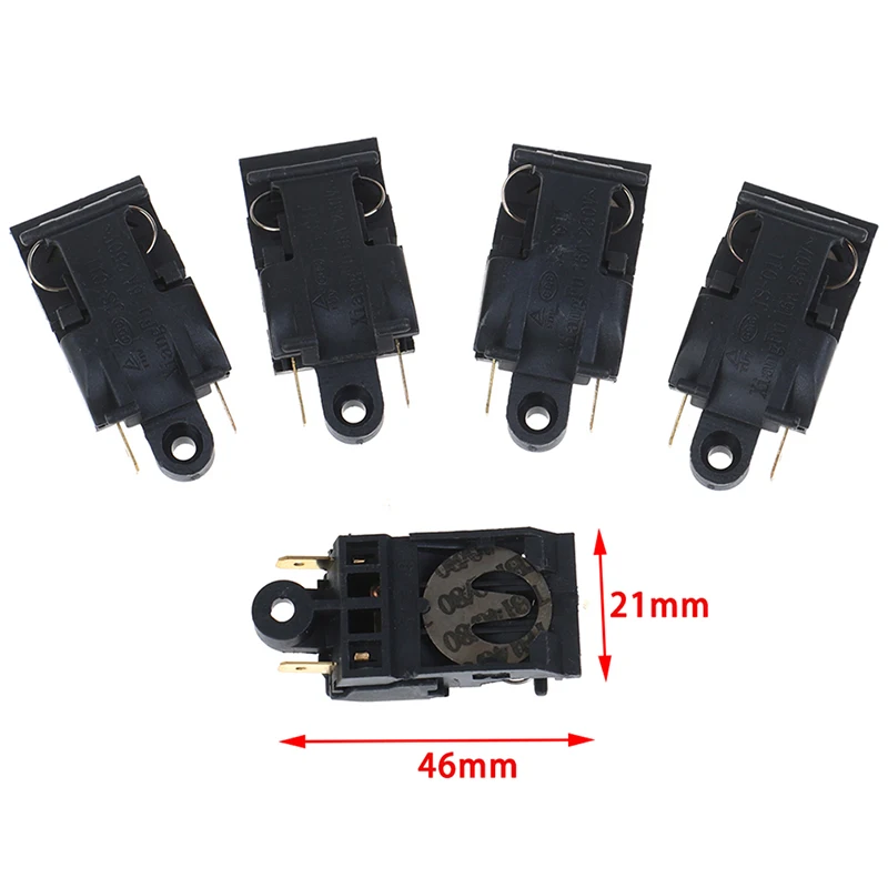 2 Pcs 100-240V 13A T125 TM-XD-3 Boiler Thermostat Switch Electric Kettle Steam Pressure Jump Switch