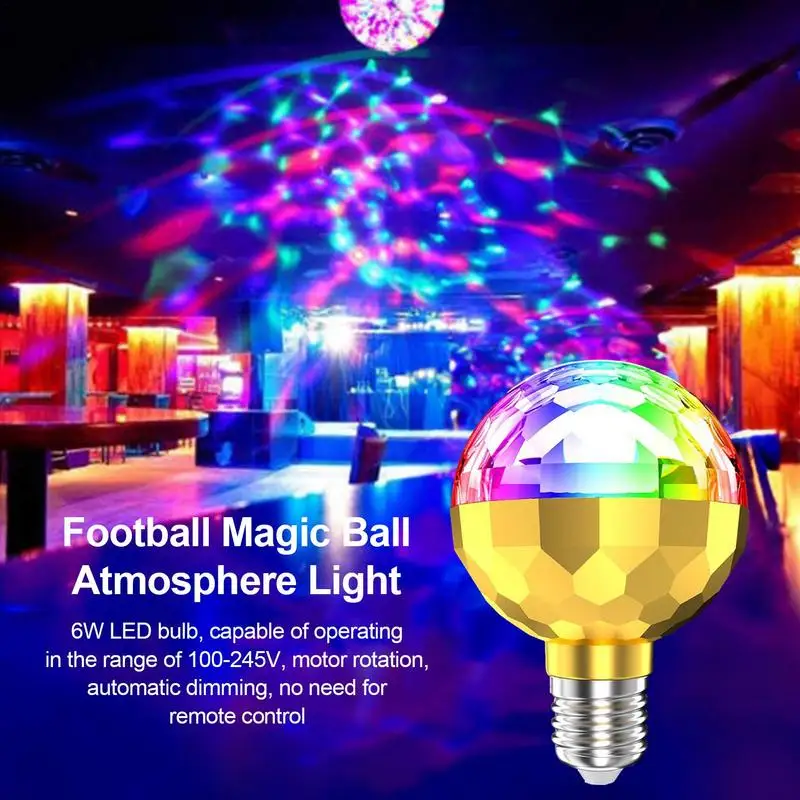 RGB Disco Light Mini Rotating Magical Ball Light RGB Projection Lamp Party DJ Disco Ball Light For Home Party KTV Bar Stage