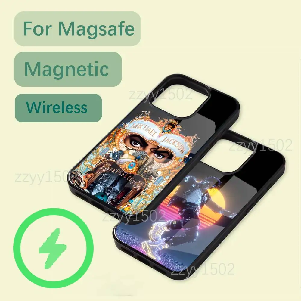 

Singer M-Michael J-Jackson Phone Case For iPhone 17,16,15,14,13,12,11,Pro,Max,Plus,Mini,SE4,E Magsafe Wireless Charging