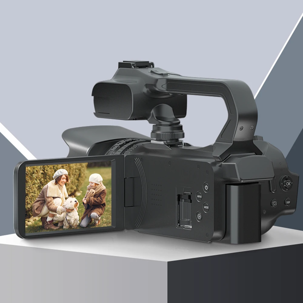 Videocámara profesional 6K 64MP para fotografía, videocámara con Zoom Digital 18X, WIFI, YouTube, transmisión en vivo, grabadora Vlog