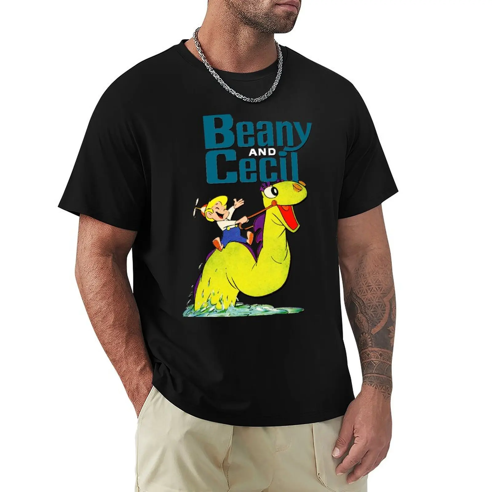 Vintage Retro Beany and Cecil Childhood Tribute T-Shirt Blouse customs design your own boys whites graphic tees for men