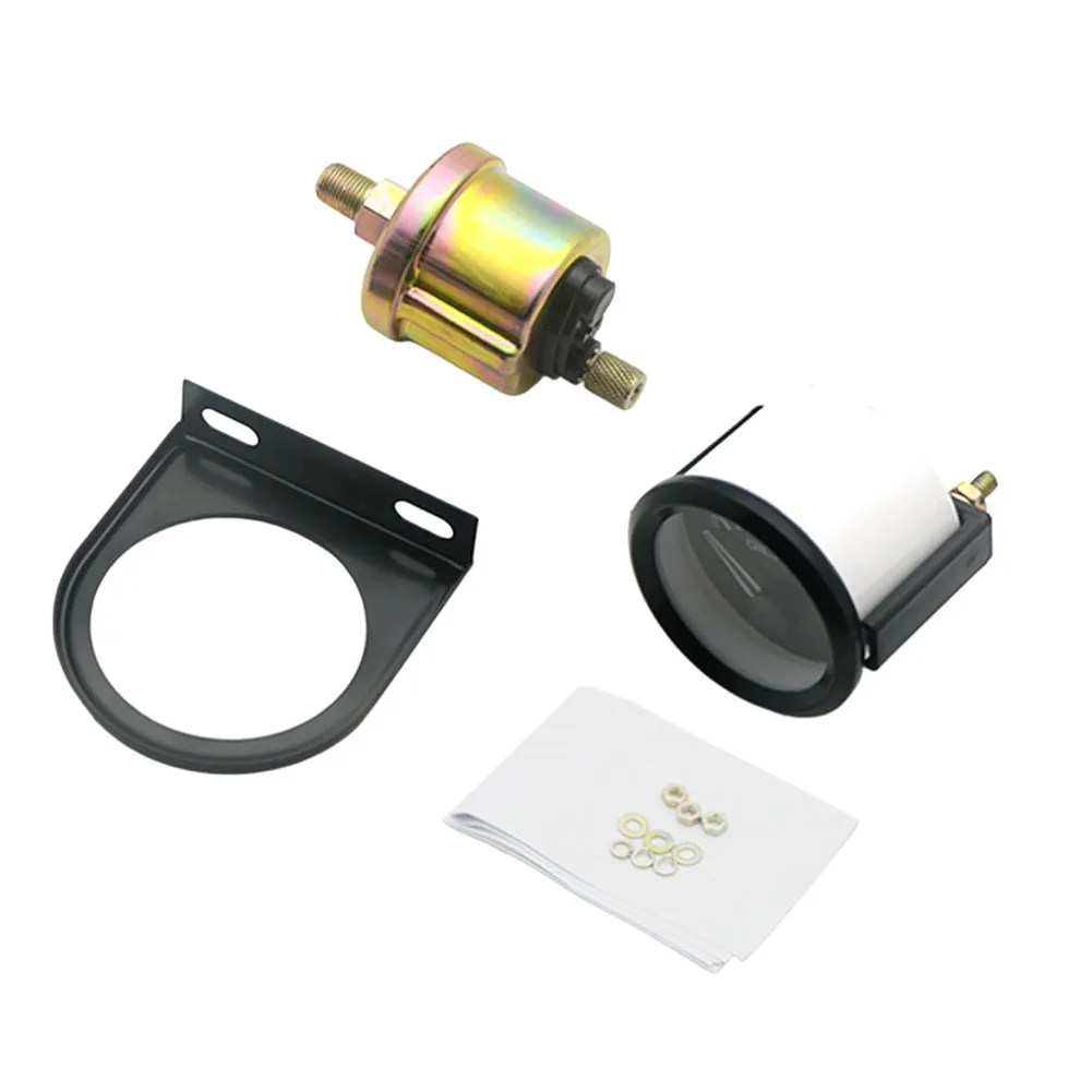 

12v Car Oil Pressure Gauge Oil Pressure Gauge Car Oil Gauge 52mm 2 Inches Oil Pressure Gauge Precision Measurement