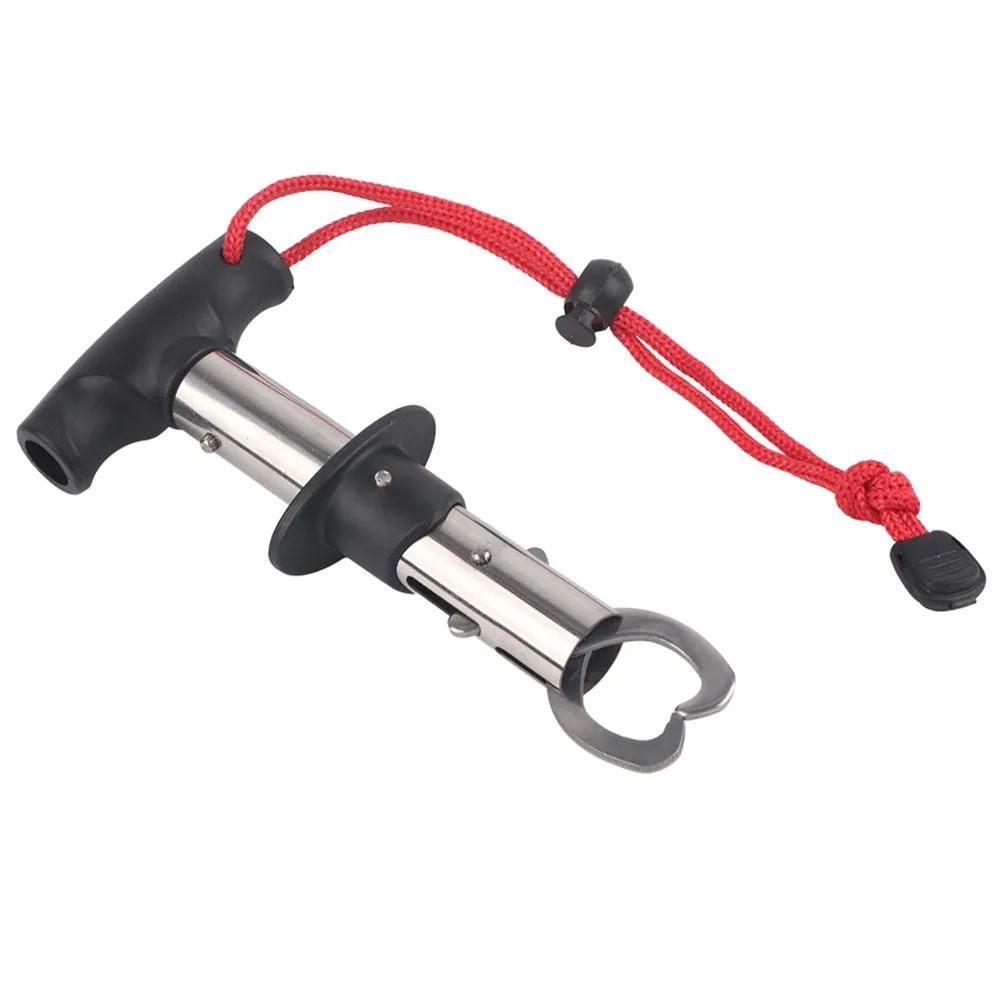 

Portable Stainless Steel Fishing Gripper 17cm Heavy Duty Fish Lip Gripper Compact Lightweight Fish Grip Grabber for Anglers
