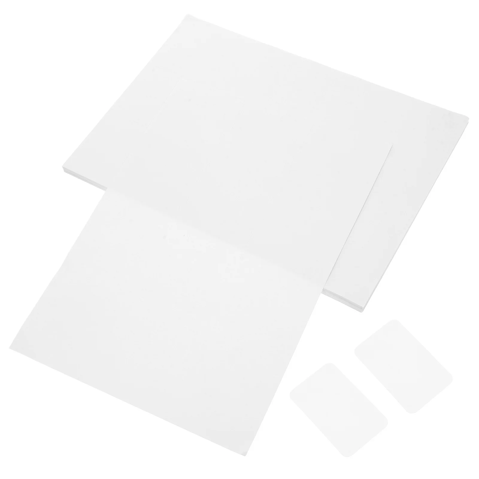 

100 Sheets Adhesive Labels White Matte A4 21 Labels Per Sheet Printable Stickers for Mailing Shipping Office Organization