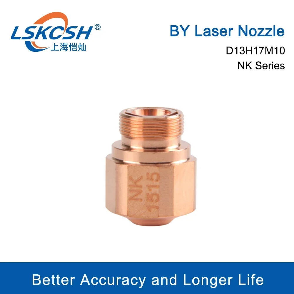   50 Teile/los DURCH Laser Düse NK Serie Dia13mm Höhe 17mm Gewinde M10 Für Durch Faser Laser Schneiden Kopf