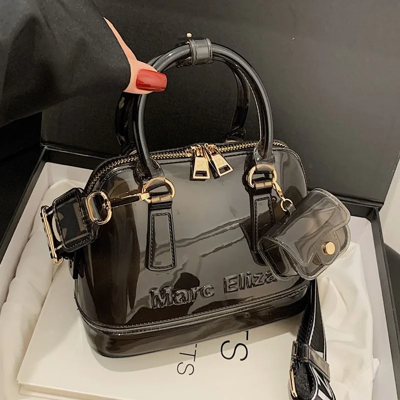 Niche Design Has High Sense of High-end Messenger Small Transparent Shell Bag Exquisite Jelly Bag Simple Leisure Personalized