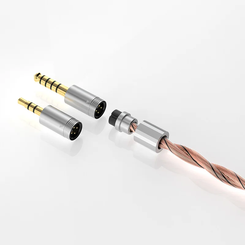 TWISTURA WOODNOTE インイヤーイヤホン 3.5/4.4mm プラグ デュアルダイナミックドライバーヘッドフォン 交換可能なフィルターノズル