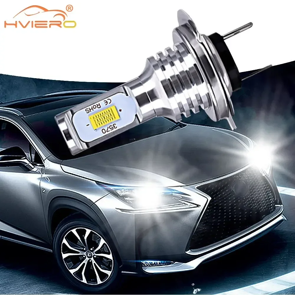 

Car Turn Signal Day Floodlight Headlight Bulbs 3570 LED CSP Mini H1 H4 H7 H11 9005 Fog Light 6500K Auto 12V DC Modify Reloading