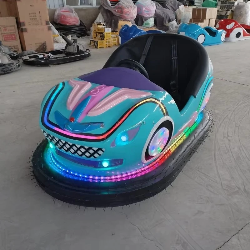 Customized Indoor Outdoor Battery Bumper Car Amusement Equipment Floor Bumper Car Sky Net Bumper Car for Adults and Kids