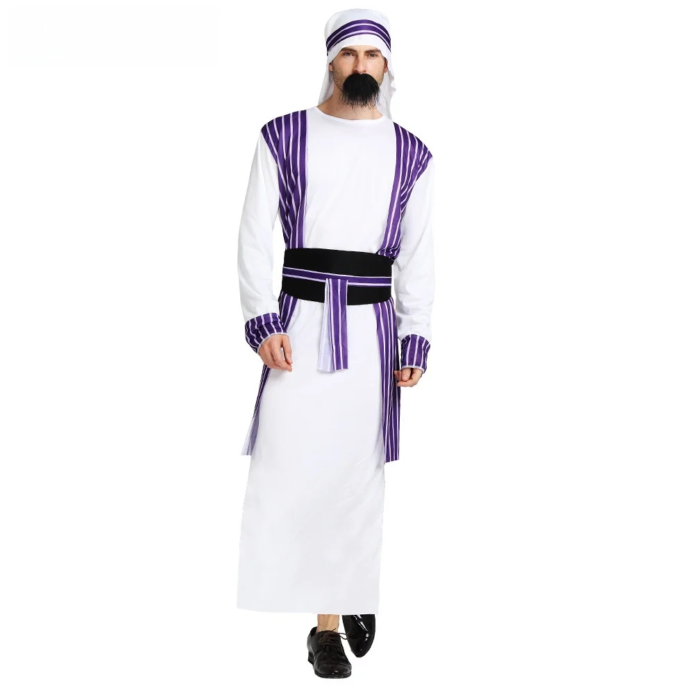 زي الفارس العربي الأرجواني للرجال، ملابس أداء مسرحي في الشرق الأوسط ودبي، زي حفلات الهالوين، ملابس وطنية للسيدات