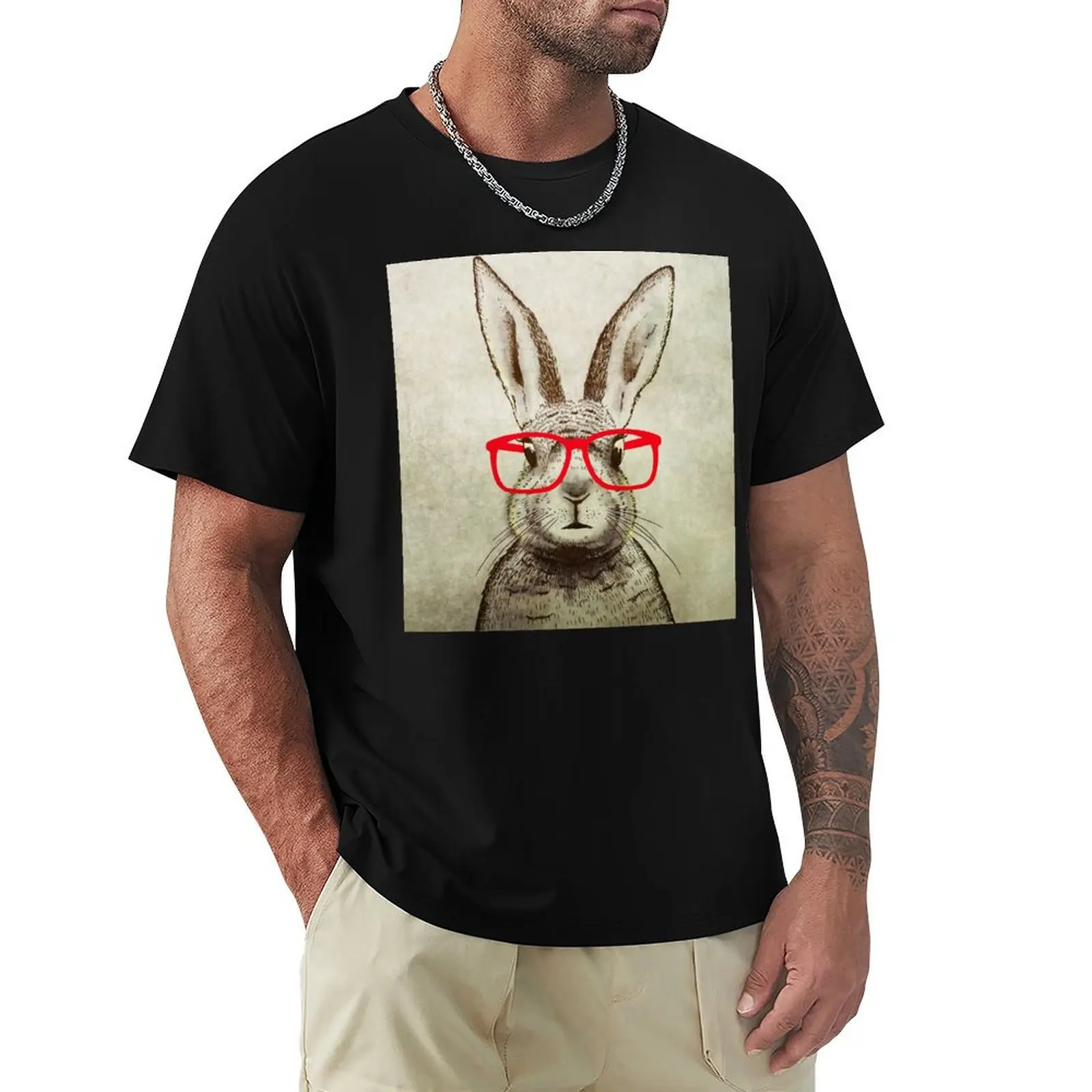 

quirky bunny T-Shirt heavyweights sweat mens t shirt