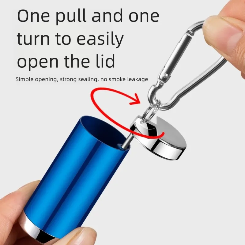 Lightweight and fast smoke extinguishing portable car ashtray keychain pendant mini ashtray with discounts