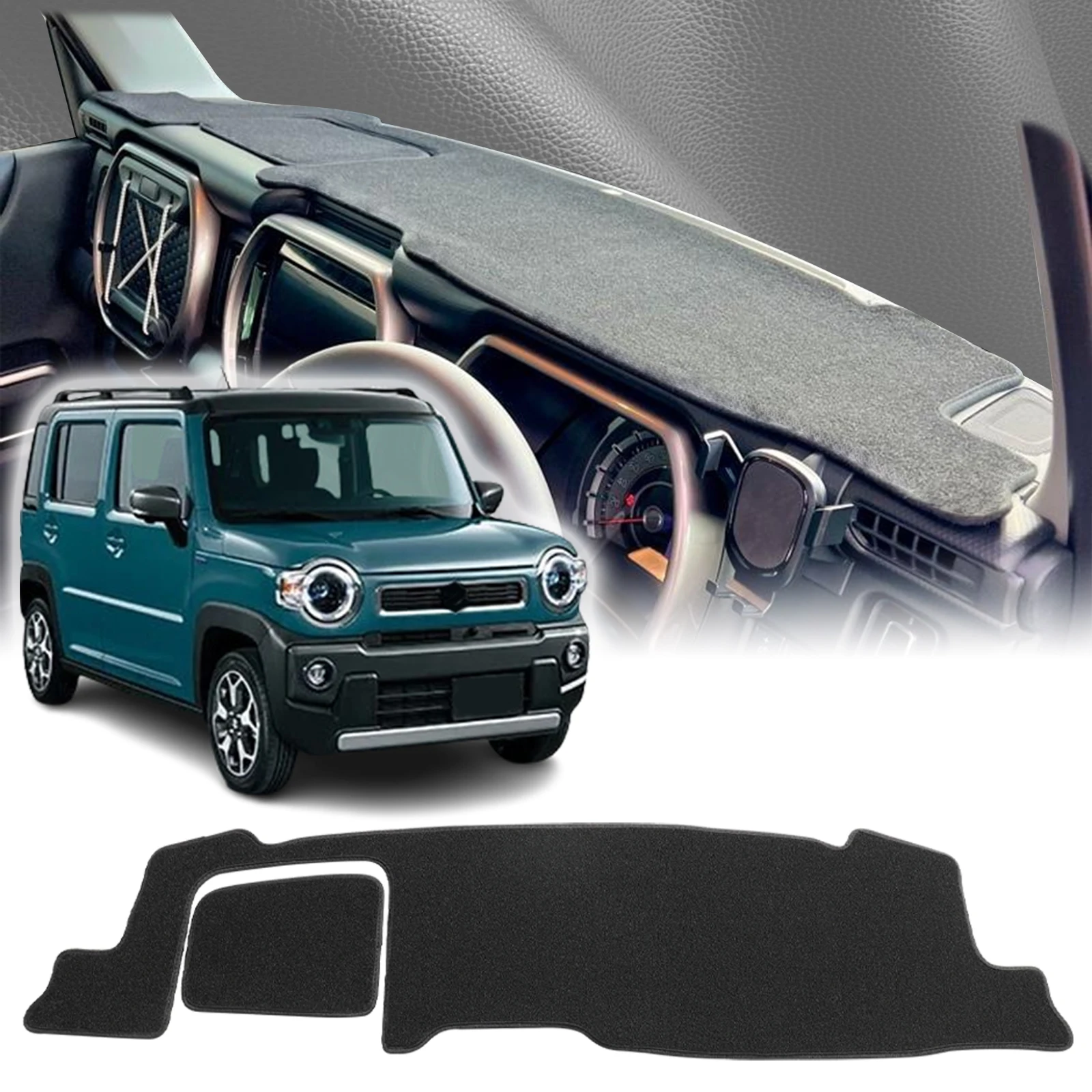 

fit for Suzuki Hustler MR31 MR52 MR92 RHD Car Accessories DashMat Sunshade Dashmat Dashboard Cover Pad Protective Carpet