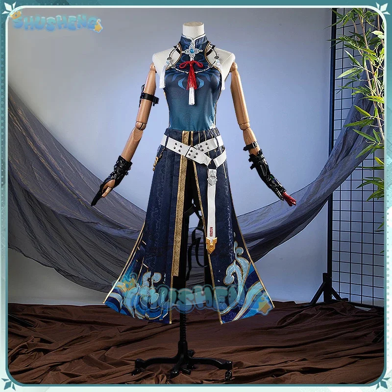 Shusheng Honkai: Star Rail Feixiao Game Suit Gorgeous Uniform Cosplay Costume Halloween Party Role Play Outfit Women Any Size