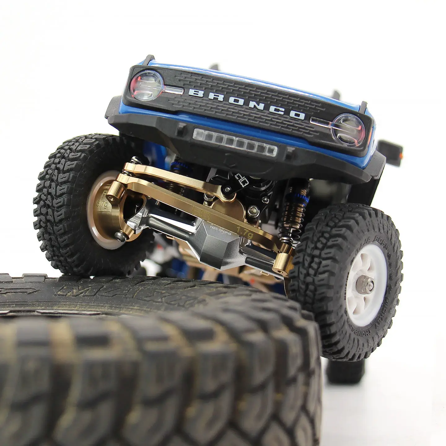 

HR Axial SCX30 K10 Алюминиевая передняя ось с латунной крышкой дифференциала, 3.4г