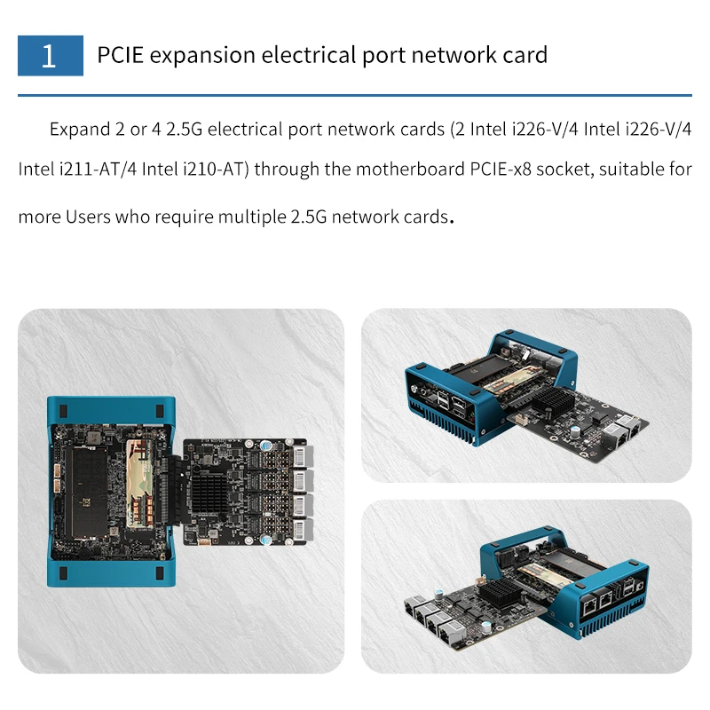 Imagem -04 - Cwwk-magic Computer N100 Host Pequeno Pcie x8 Slot 4nvme Jogadores Faça Você Mesmo Novo Favorito Impressão 3d