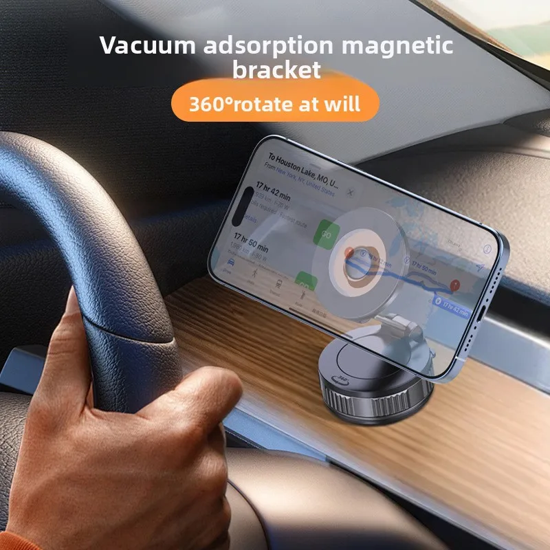 New car mobile phone holder vacuum adsorption 360 degree folding multi-functional desktop holder