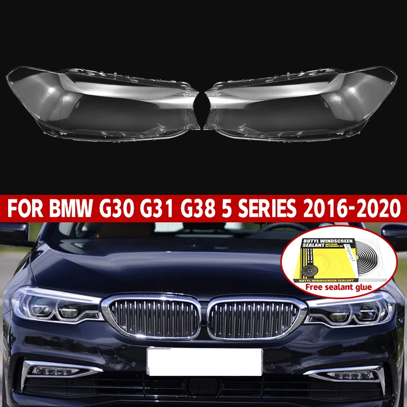 

Car headlight lampshade is suitable for BMW G30 G31 G38 5 Series 2016-2020 headlight lamp shell to send rubber strip