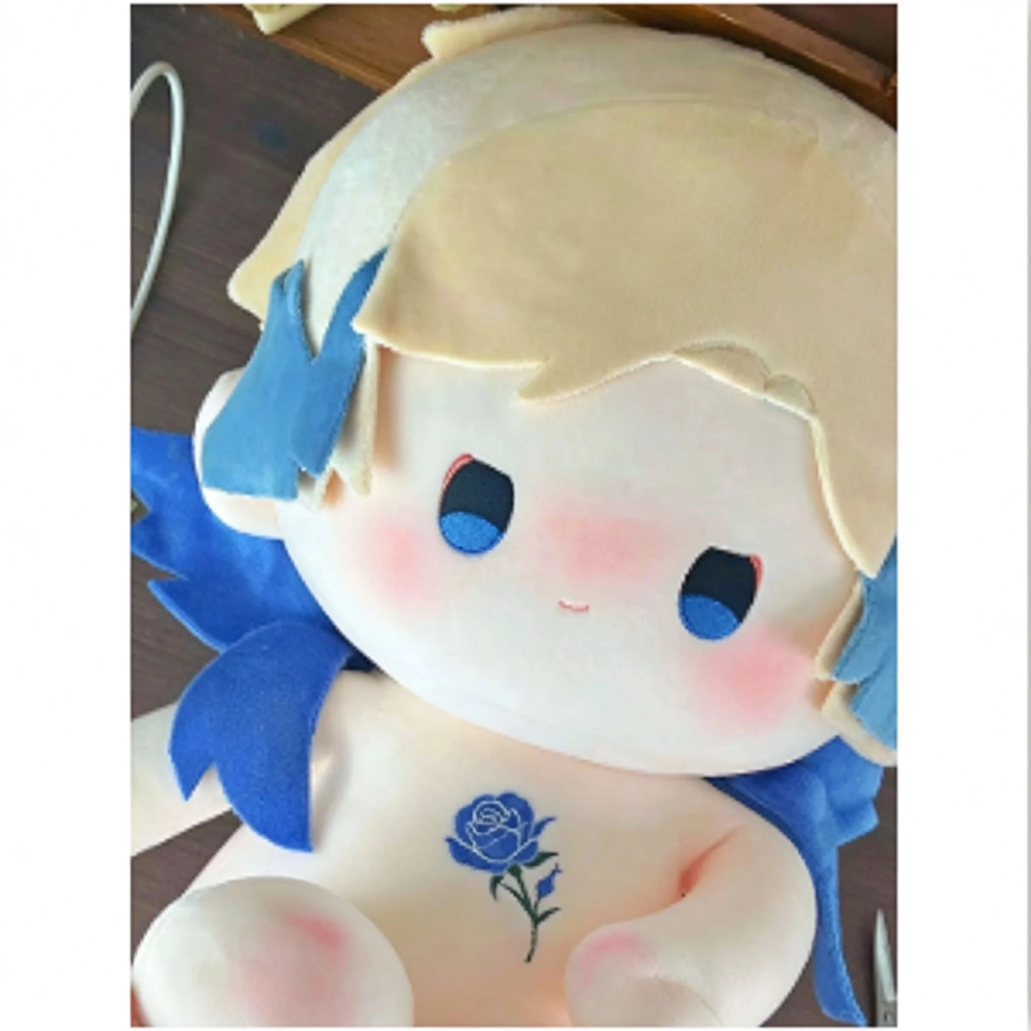 40cm Anime BLUE LOCK MICHAEL KAISER monstruo muñeco  peluche cuerpo dibujos animados Anime vestir Plushie almohada juguetes fi
