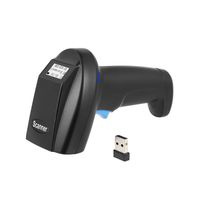 เครื่องสแกนบาร์โค้ดไร้สายบลูทูธ 1D 2D เครื่องอ่านโค้ด QR PDF417 สำหรับไอโอเอส แอนดรอยด์ ไอแพด -โซลูชั่นการสแกนแบบพกพาขนาดกะทัดรัด