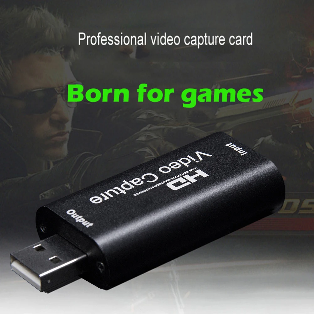 1080P Cam Link Card 4K HDMI-compatible Video Capture Card HDMI-compatible To USB 2.0 Record Capture Device for PS4 DVD Camera