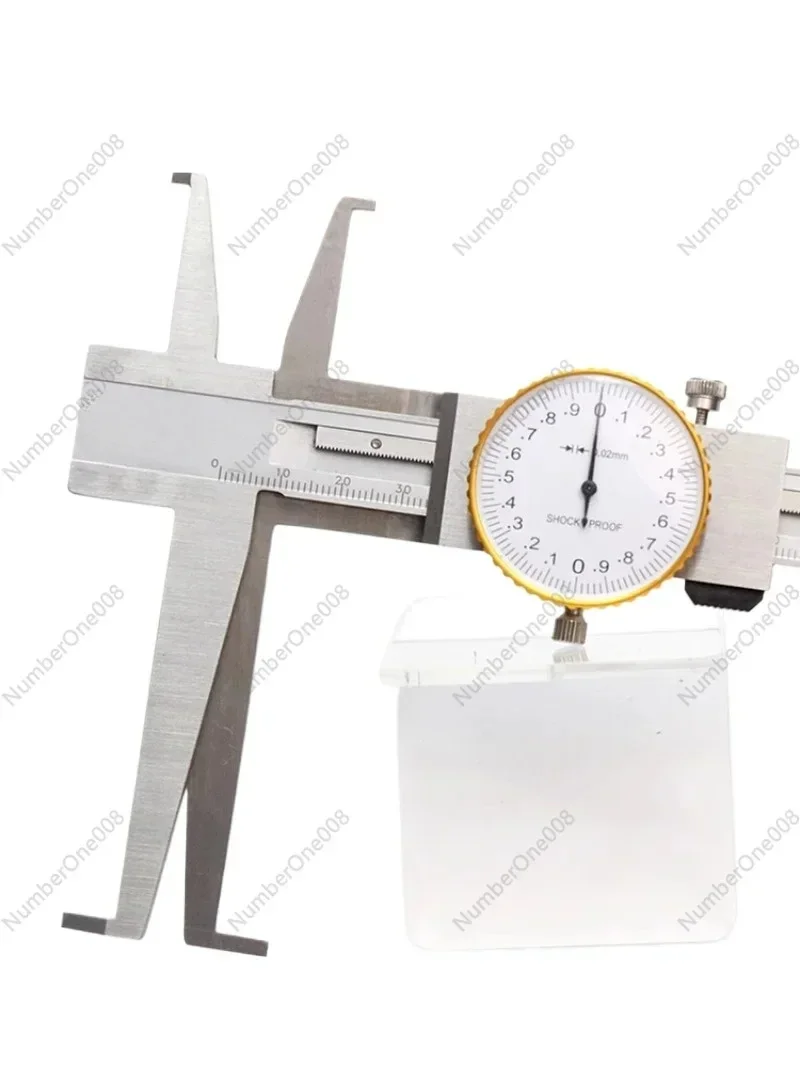 Inner Groove Vernier Caliper Stainless Steel High Precision Digital Display with Meter Inner Diameter Measuring Tool Accessories