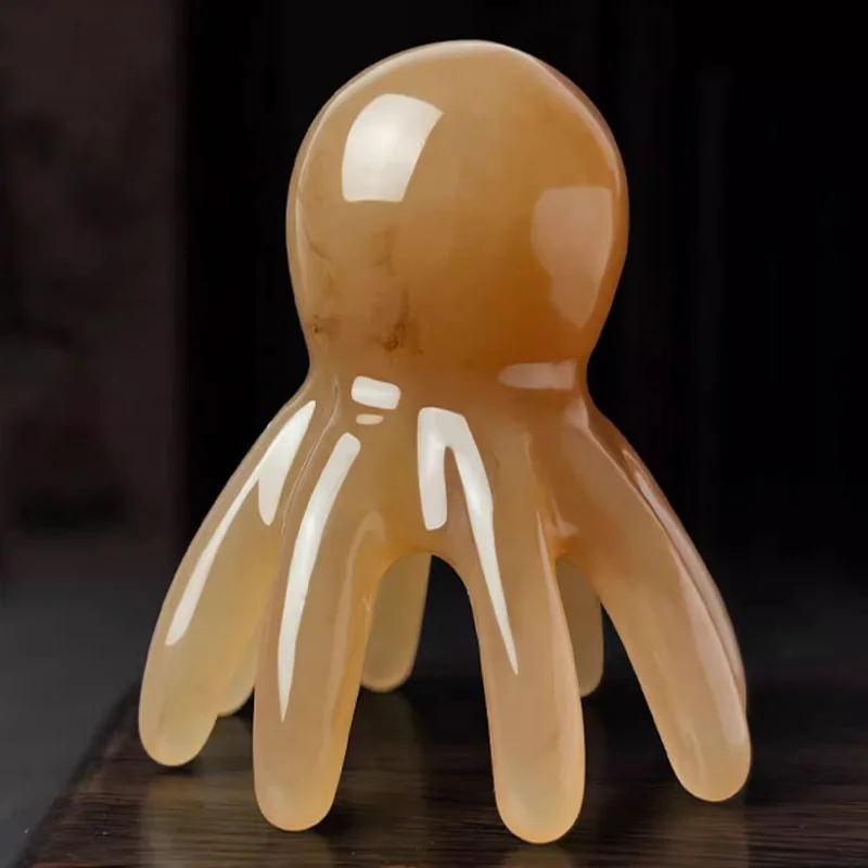 

Resin Octopus Comb Manual Head Massage Meridian Scraping Scalp Massager Brush Acupuncture SPA Gua Sha Massage Relief Supplies