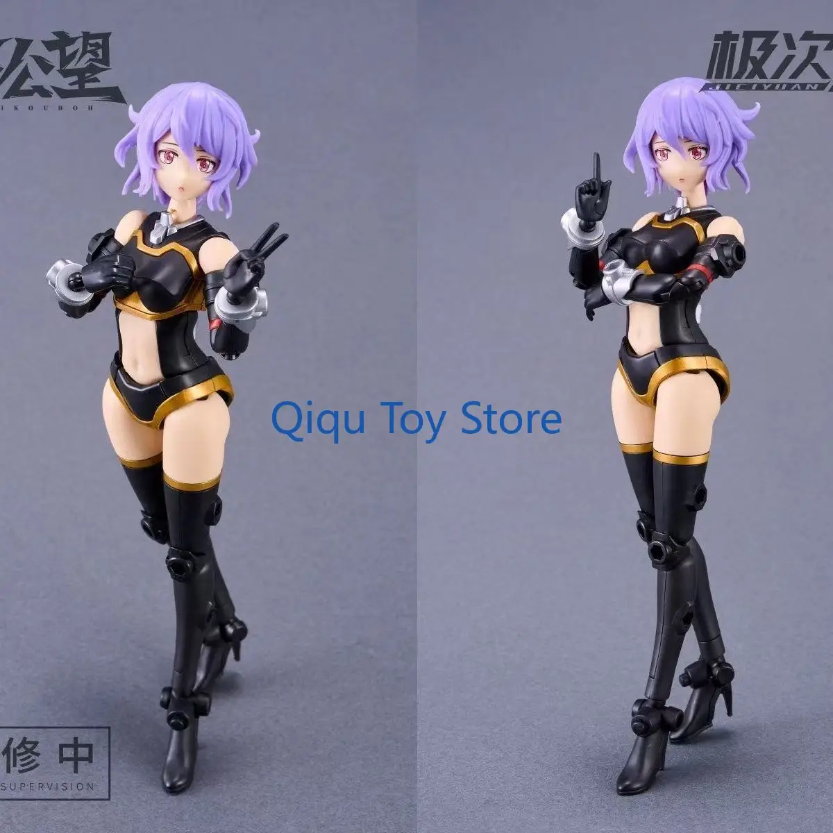 متوفر في المخزون General Soul Girl Taigong Wang Series Extreme Dimensional Black Qi X Thor General Assembly Machine Girl