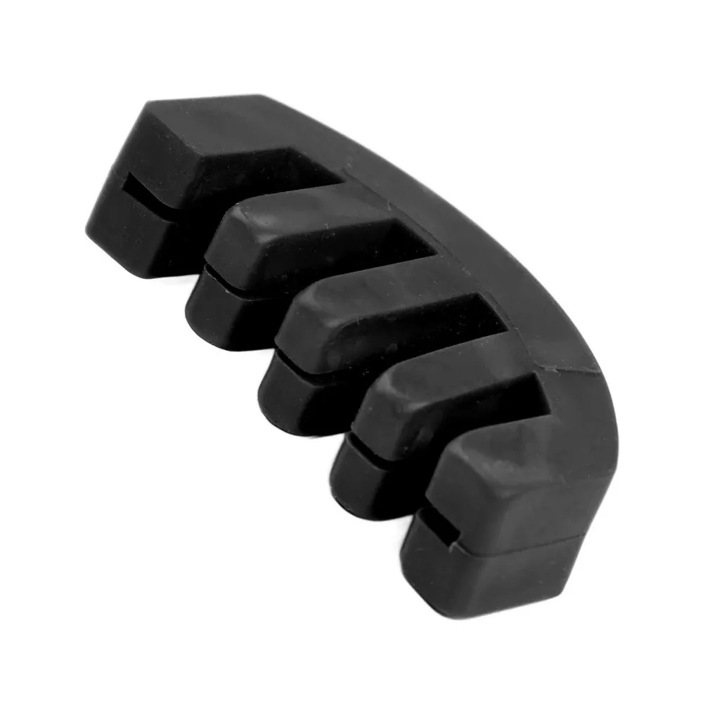 2PCS Portable Rubber Violin Practice Mute Black Color Silicone Violin Mute Rubber Violin Mute For Violin Lovers