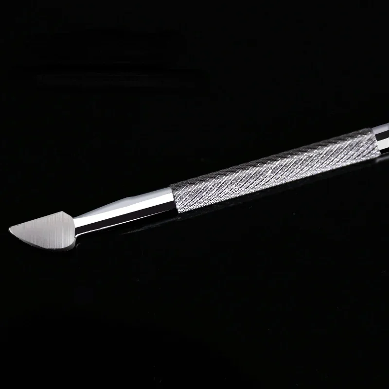 10Pce High Quality Stainless Steel Cuticle Pusher Trimmer Remover Pedicure Manicure Nail Art Tools