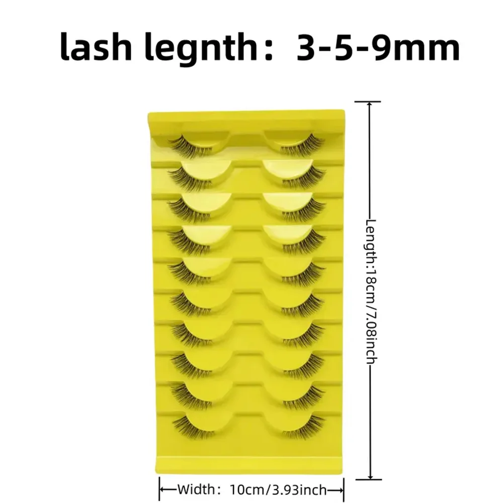 Cílios postiços naturais 15mm cílios fofos 3d curvados cílios de gato falsos multipack mais sexy, charmoso e atraente
