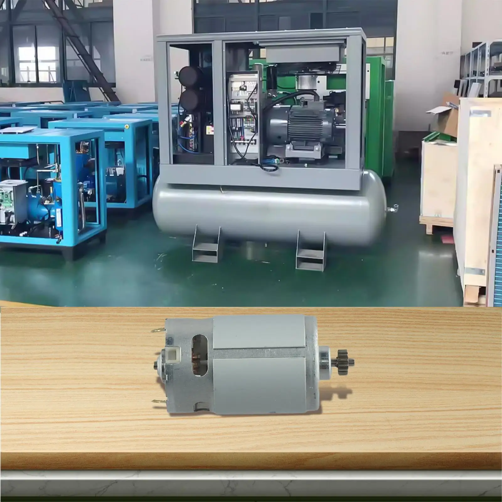 Rechargeable Lithium Motor RS550 Motor For Electric Saw For Machine Tool Double Ball Bearings Motor Gear Thickness 5.8mm
