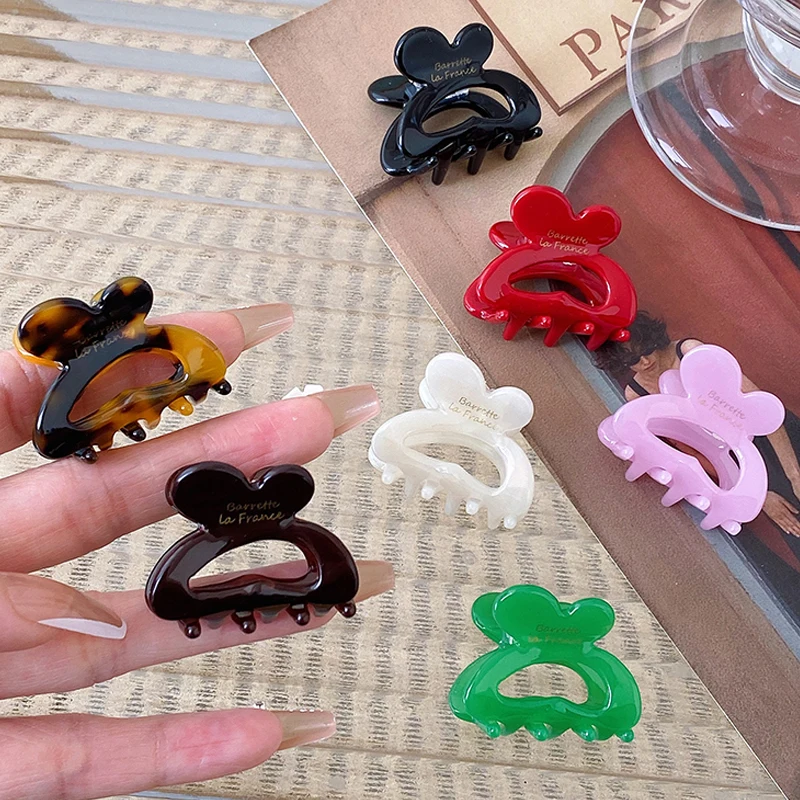 China Mode neue Mini 3,3 cm klein für Frauen Mädchen Schmetterling Haar Kralle Clips Zubehör exquisite Acetat niedlichen Haarnadeln headdre
