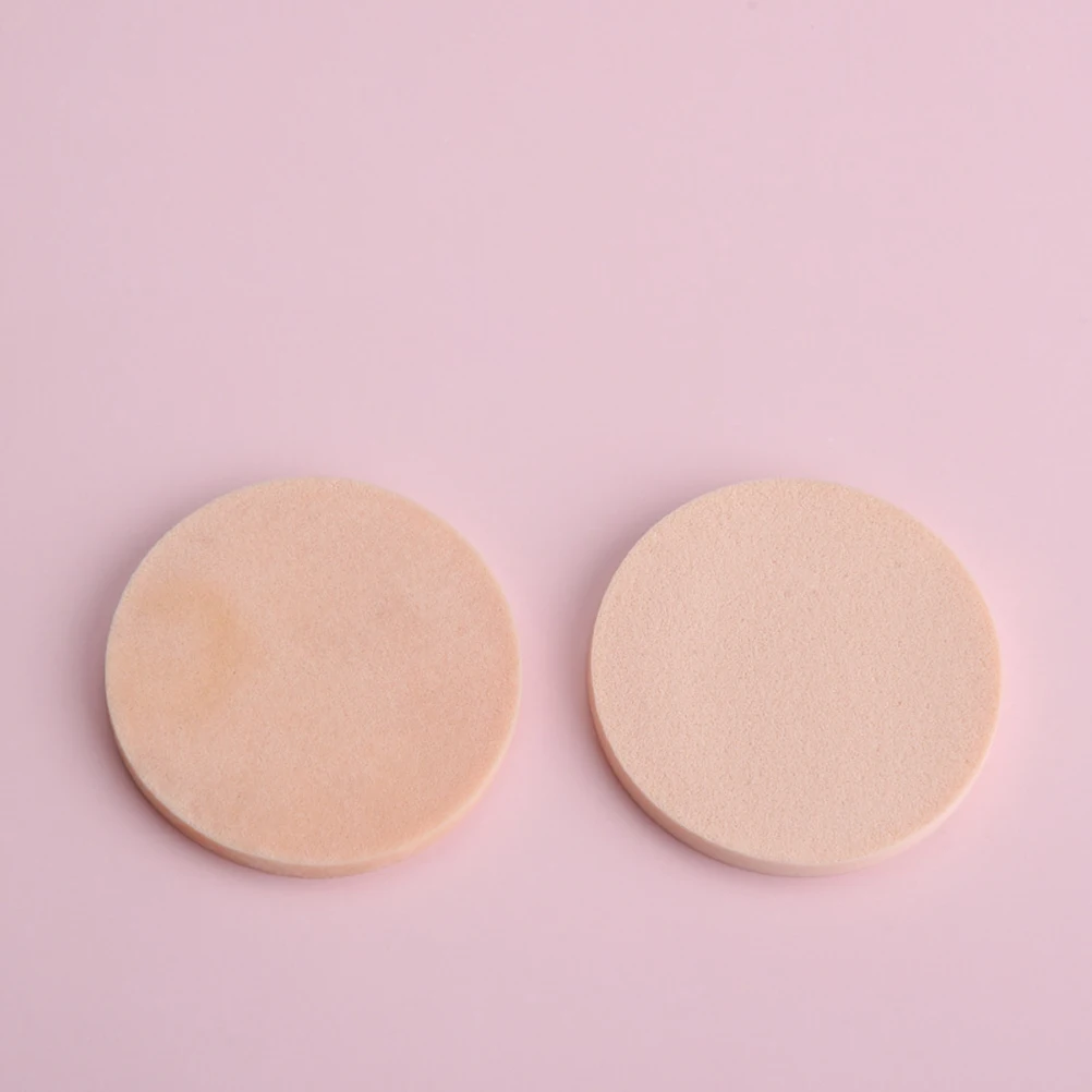 ฟองน้ำแต่งหน้า 24 ชิ้น แบบกลม สำหรับลงแป้งพัฟเนื้อนุ่ม วัสดุพรีเมียม สำหรับครีม รองพื้นชนิดน้ำ แป้งฝุ่น ให้ผิวเรียบเนียน