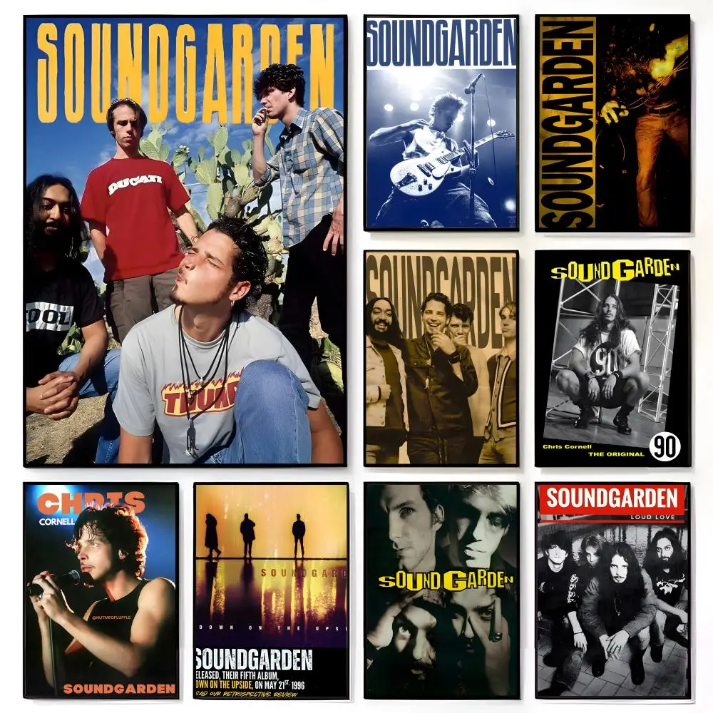 rock band Soundgarden Poster American Film Mural Home Childrens Room Wall Decor Print