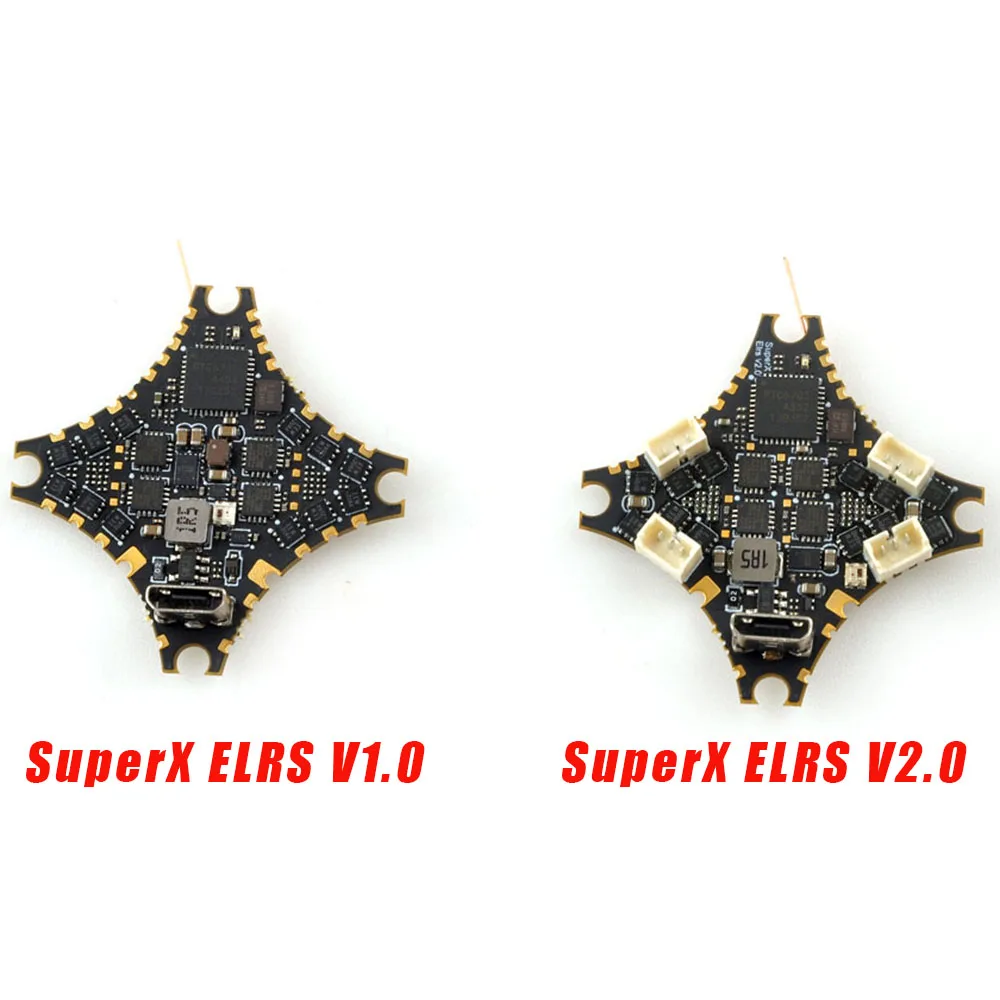 Happymodel SuperX ELRS V2.0 AIO 5IN1 AIO kontroler lotu / 4w1 5A ESC / 2,4 GHz ELRS RX / 0/RCE/25 mw/100 mw/400 mw VTX