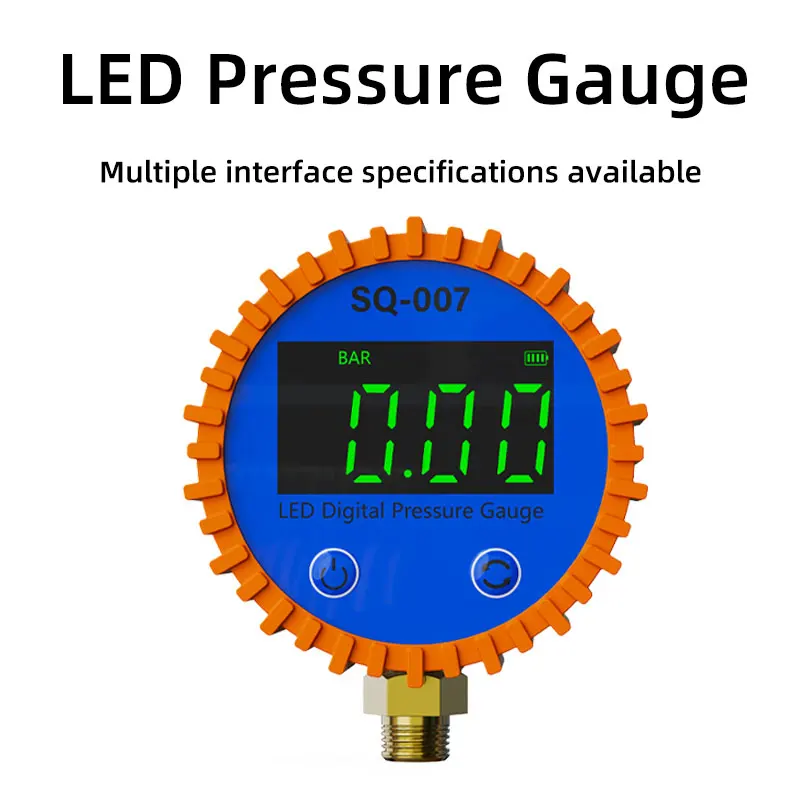 0-255 PSI Digital Tire Pressure Gauge LED Pressure Gauge Cars Motorcycle Trucks High Precision Test Gauge Monitoring Replacement