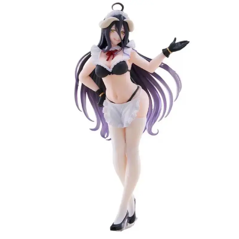 In Stock Original Anime Figure 18cm TAITO Coreful OVERLORD Albedo Drudge Figuras Anime Collect Decoration Model Toys Doll Gift