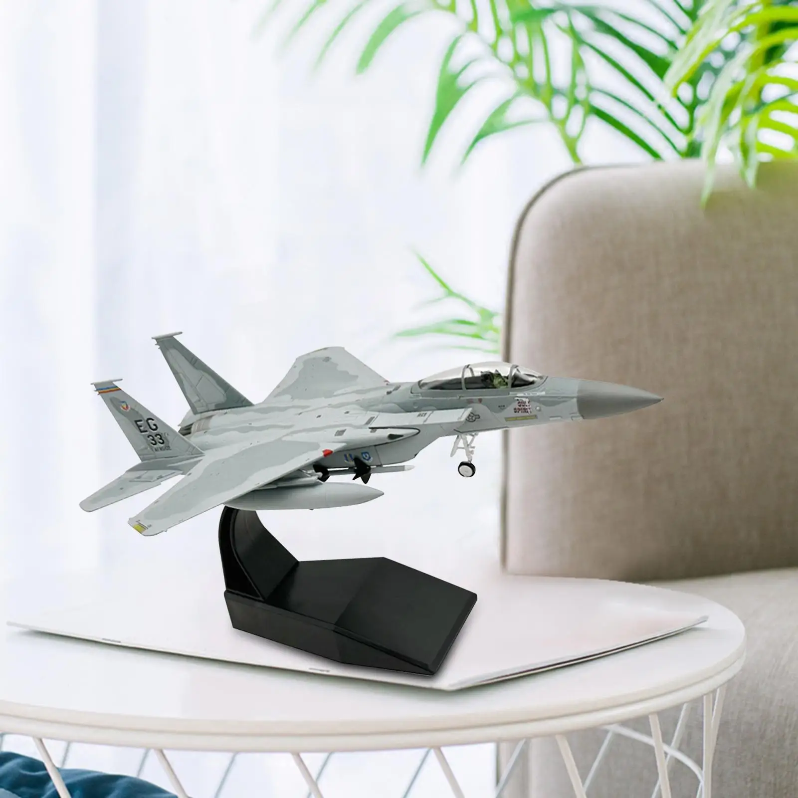 Diecast Plane Model Metal Early Educational Toy Fighter for Collectables Home Decoration Table Decor Gifts Adults Gifts