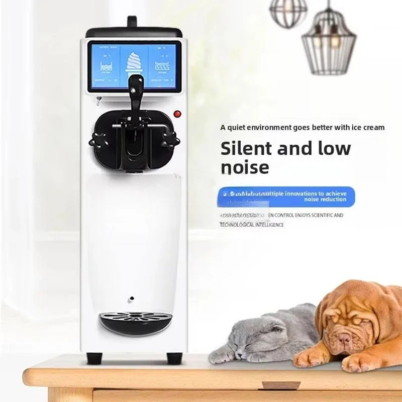 

The Latest Unique Soft Ice Cream Machine Commercial Stainless Steel Frozen Yogurt Machine